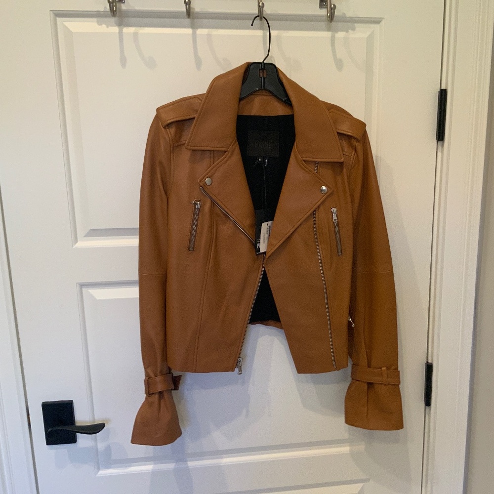Paige Leather Jacket - Never worn with tags